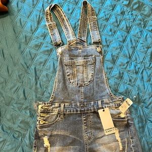 Hammer Jeans Overall Shorts - Size S - New With Tags